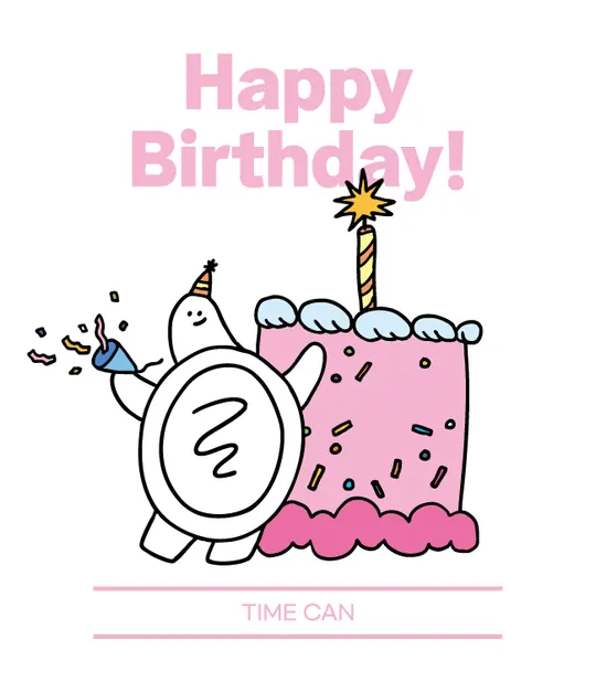 생일 라벨